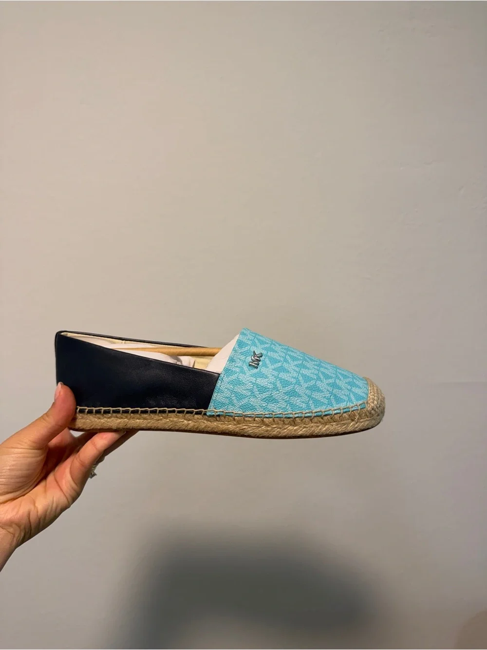 Michael Kors  & blue Espadrille Flats with Jute Sole